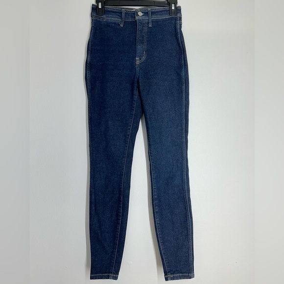 Everlane‎ The Way High Skinny Jean Size 26R EUC Dark Wash - Picture 1 of 12